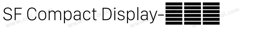 SF Compact Display字体转换